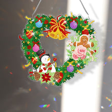 Load image into Gallery viewer, Special Shaped Diamond Painting Wall Decor Wreath (Love Snowman Cookie Man)
