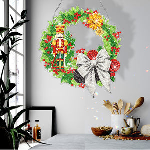 Special Shaped Diamond Painting Wall Decor Wreath (Jacket Knight)