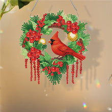 Load image into Gallery viewer, Special Shaped Diamond Painting Wall Decor Wreath (Cardinal)
