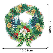 Load image into Gallery viewer, Special Shaped Diamond Painting Wall Decor Wreath (Christmas Bush)
