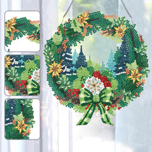 Load image into Gallery viewer, Special Shaped Diamond Painting Wall Decor Wreath (Christmas Bush)
