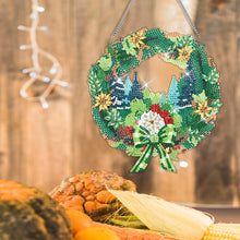 Load image into Gallery viewer, Special Shaped Diamond Painting Wall Decor Wreath (Christmas Bush)
