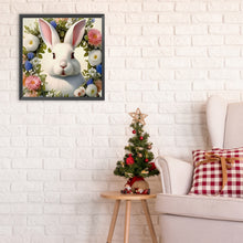 Load image into Gallery viewer, Rabbit And Flower 30*30CM (canvas) Full Round Drill Diamond Painting
