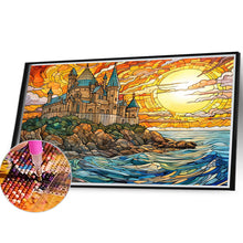 Load image into Gallery viewer, Sea Castle 40*30CM (canvas) Full Round Drill Diamond Painting
