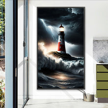 Load image into Gallery viewer, Sea Lighthouse 40*70CM (canvas) Full Round Drill Diamond Painting
