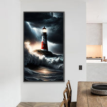 Load image into Gallery viewer, Sea Lighthouse 40*70CM (canvas) Full Round Drill Diamond Painting
