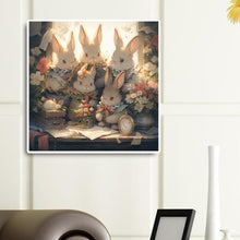 Load image into Gallery viewer, Rabbits Gathered Together 40*40CM (canvas) Full Round Drill Diamond Painting
