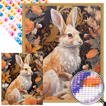 Load image into Gallery viewer, Rabbit In Flowers 40*50CM (canvas) Full Round Drill Diamond Painting
