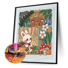 Load image into Gallery viewer, Little Red Riding Hood Rabbit 40*50CM (canvas) Full Round Drill Diamond Painting
