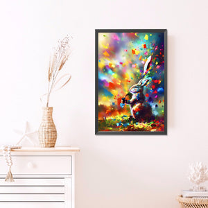 Rabbit 40*60CM (canvas) Full Square AB Drill Diamond Painting