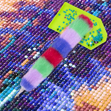 Load image into Gallery viewer, Plush Diamond Painting Drill Pens Diamond Art Painting Tools Pen (Purple Green)
