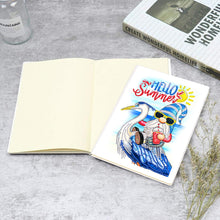 Load image into Gallery viewer, 50 Pages A5 Special Shaped Diamond Painting Diary Book for Teens (Seaside Gnome)
