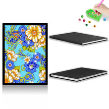 Load image into Gallery viewer, 50 Pages A5 Special Shaped Diamond Painting Diary Book for Teens (Small Flower)
