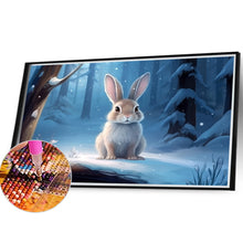 Load image into Gallery viewer, Snow Animal Rabbit 40*30CM (canvas) Full Round Drill Diamond Painting
