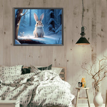 Load image into Gallery viewer, Snow Animal Rabbit 40*30CM (canvas) Full Round Drill Diamond Painting
