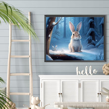 Load image into Gallery viewer, Snow Animal Rabbit 40*30CM (canvas) Full Round Drill Diamond Painting
