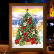 Load image into Gallery viewer, Special Shaped Diamond Painting Kit with Lights 17x22cm (Christmas Tree)
