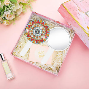 DIY Diamond Painting Mirror Kit for Adults Kids Beginners (Mandala #4)