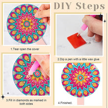 Load image into Gallery viewer, DIY Diamond Painting Mirror Kit for Adults Kids Beginners (Mandala #8)
