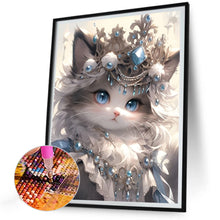 Load image into Gallery viewer, Cat Princess 30*40CM (canvas) Full Round AB Drill Diamond Painting
