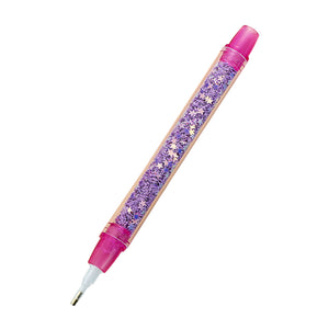 Star DIY Diamond Painting Point Drill Pen for DIY Painting Crafts (Purple)