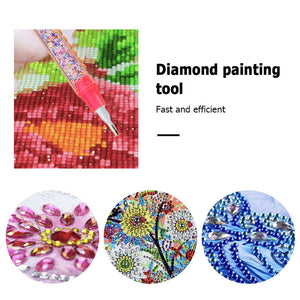 Star DIY Diamond Painting Point Drill Pen for DIY Painting Crafts (Pink)