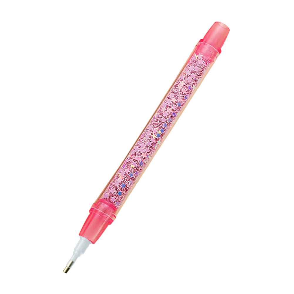 Star DIY Diamond Painting Point Drill Pen for DIY Painting Crafts (Rose Red)