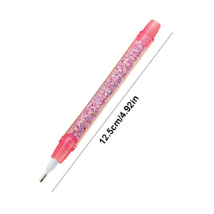 Star DIY Diamond Painting Point Drill Pen for DIY Painting Crafts (Rose Red)