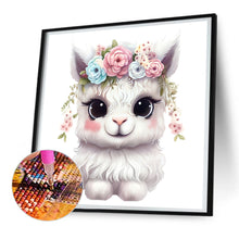 Load image into Gallery viewer, Flower Animal Bunny 30*30CM (canvas) Full Round Drill Diamond Painting
