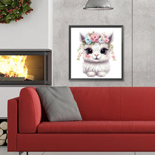 Load image into Gallery viewer, Flower Animal Bunny 30*30CM (canvas) Full Round Drill Diamond Painting
