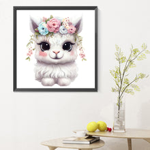 Load image into Gallery viewer, Flower Animal Bunny 30*30CM (canvas) Full Round Drill Diamond Painting
