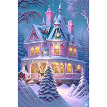 Load image into Gallery viewer, Snow Castle 40*60CM (canvas) Full Round Drill Diamond Painting
