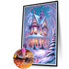 Load image into Gallery viewer, Snow Castle 40*60CM (canvas) Full Round Drill Diamond Painting
