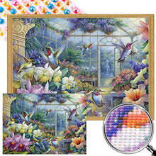 Load image into Gallery viewer, Glass Garden 55*40CM (canvas) Full Round Drill Diamond Painting
