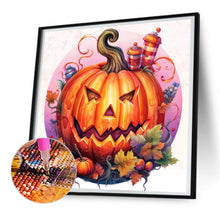 Load image into Gallery viewer, Holiday Pumpkin 30*30CM (canvas) Full Round Drill Diamond Painting

