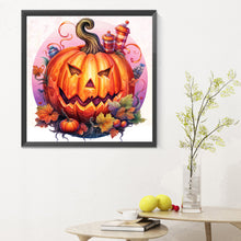 Load image into Gallery viewer, Holiday Pumpkin 30*30CM (canvas) Full Round Drill Diamond Painting
