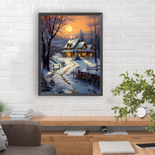 Load image into Gallery viewer, Winter Village 30*40CM (canvas) Full Round Drill Diamond Painting
