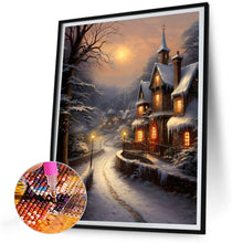 Load image into Gallery viewer, Winter Village 30*40CM (canvas) Full Round Drill Diamond Painting
