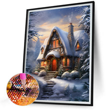 Load image into Gallery viewer, Winter Village 30*40CM (canvas) Full Round Drill Diamond Painting
