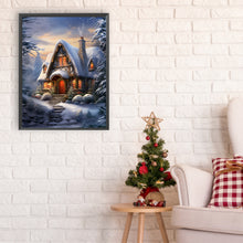 Load image into Gallery viewer, Winter Village 30*40CM (canvas) Full Round Drill Diamond Painting
