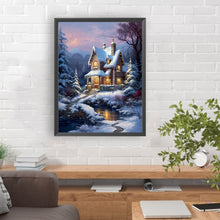 Load image into Gallery viewer, Winter Village 30*40CM (canvas) Full Round Drill Diamond Painting
