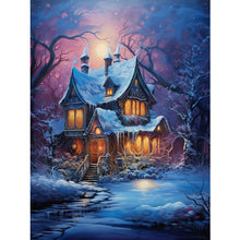 Load image into Gallery viewer, Winter Village 30*40CM (canvas) Full Round Drill Diamond Painting
