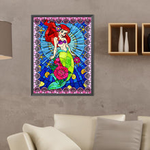 Load image into Gallery viewer, Mermaid Ariel 30*40CM (canvas) Full Round Drill Diamond Painting
