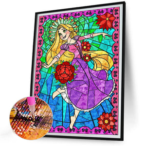 Rapunzel 30*40CM (canvas) Full Round Drill Diamond Painting