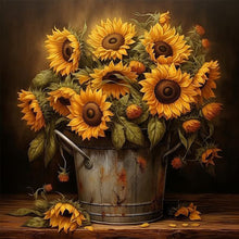 Load image into Gallery viewer, Sunflower 40*40CM (canvas) Full Square Drill Diamond Painting
