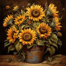 Load image into Gallery viewer, Sunflower 40*40CM (canvas) Full Square Drill Diamond Painting
