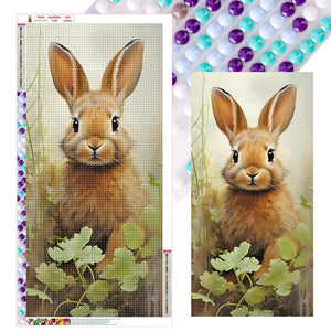 Pastoral Animal Rabbit 40*80CM (canvas) Full Round Drill Diamond Painting