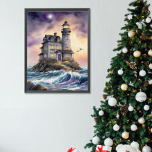 Load image into Gallery viewer, Seaside Lighthouse 30*40CM (canvas) Full Square Drill Diamond Painting
