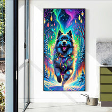 Load image into Gallery viewer, Erha Running Under The Aurora 40*70CM (canvas) Full Round Drill Diamond Painting
