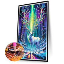 Load image into Gallery viewer, White Deer Under The Aurora 40*70CM (canvas) Full Round Drill Diamond Painting
